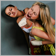 Thaiboxing - Kim vs Olga