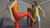 SCR183 - Crotch kicking fight - Jillian and Maya